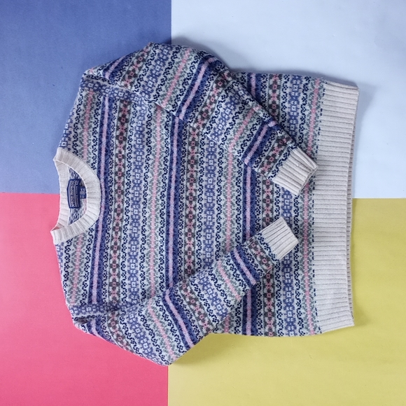 Vintage 100% Wool Newton Trading Co. Sweater